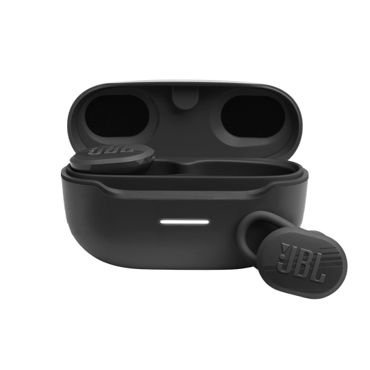 JBL Endurance Race TWS - Black - Waterproof true wireless active sport earbuds - Hero image number null